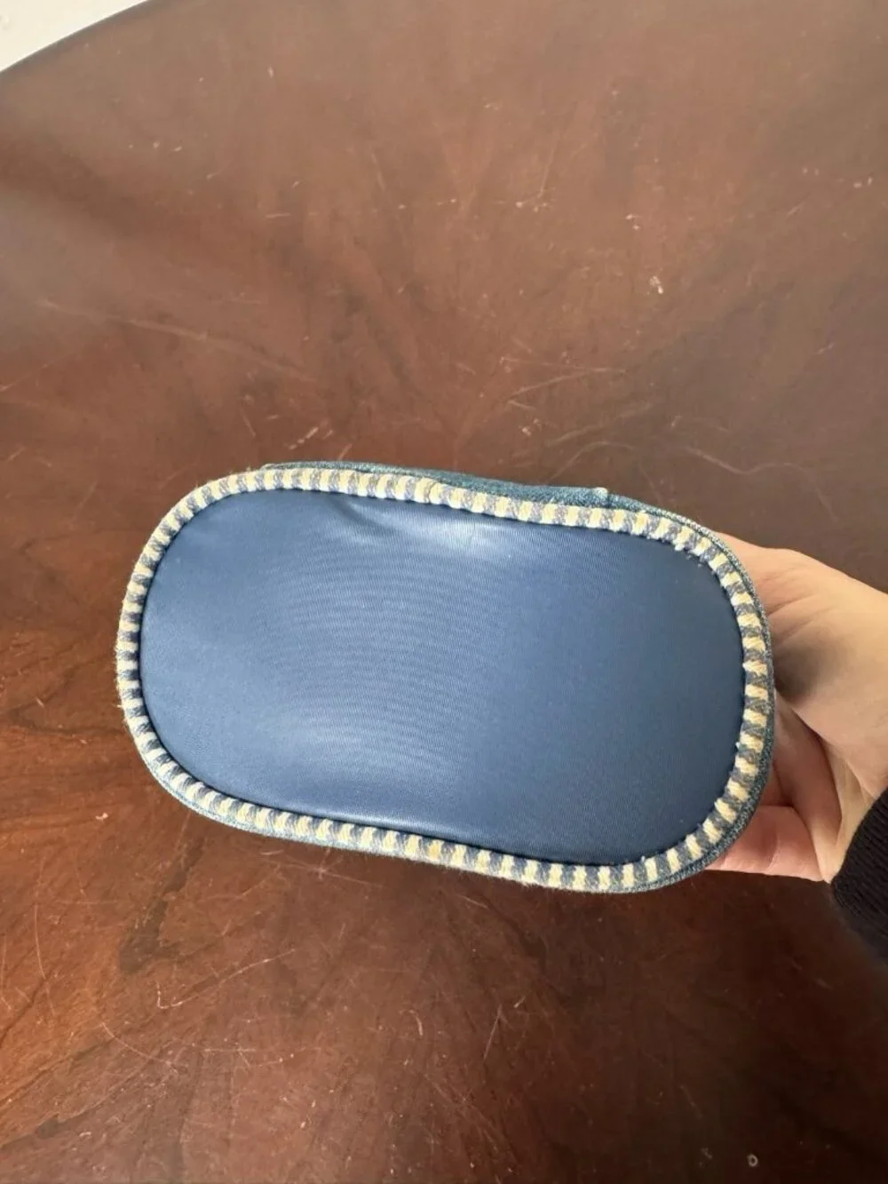 VTG OshKosh Denim Stripe Insulated Bag Handle